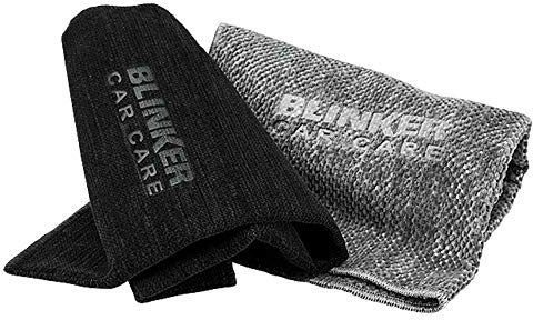 Blinker Pack 2 Paños Microfibra Advance & NanoTech – para Limpieza Interior y Pulido Exterior del Coche | Ultra Suaves y Resistentes | Sin Rayar | 40 x 38 cm