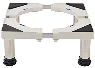 FZYE Piedistalli per lavatrici Telai rialzati 18-21 cm Supporto Regolabile per asciugabiancheria Lunghezza/Larghezza 42-68 cm Base Universale Supporto per Frigorifero e congelatore Tapp