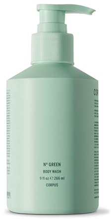 Corpus - Gel douche naturel Nº Green | Végétalien, sans cruauté envers les animaux, non toxique, fabriqué aux États-Unis (250 g)