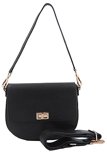 Geox Damen D Flavie Bag, Schwarz, Einheitsgröße EU