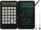 Tablette D'écriture pour Calculatrice, Écran LCD à 12 Chiffres, Calculatrice Portable Pliable avec Tableau D'écriture Manuscrite de 6 Pouces, Bouton Silencieux Confortable pour L'étude
