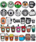 DKLZNC 30PCS Shoe Charms for Coffee, PVC Charms Accessories for Croc Charms for Teens Man and Women Party Favor Gift