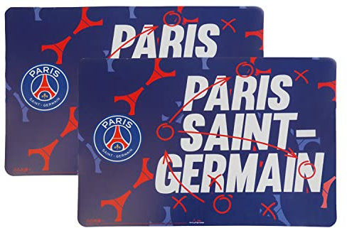 PARIS SAINT-GERMAIN 2 x Platzset PSG, offizielle Kollektion, 41 x 28 cm