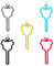 5 Pieces Kotbeutelhalter Clip, Kotbeutelhalter Für Hundeleine, Kotbeutelhalter, Kotbeutelhalter Hundekotbeutel, Kotbeutel Halterung für Leine, für Hundeleinen-Spender, Zubehör