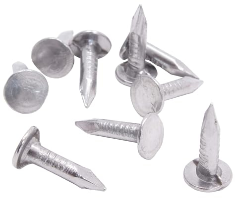 DAPRONA Dachpappennägel Dachpappstift, Pappnägel Silber 15mm Zur Befestigung von Dachschindeln, Dachpappe oder Kunststoffplanen