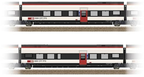 Trix H0 23281 H0 Ergänzungsset 1 zu Giruno der SBB B(B11) 2.Klasse und C(B10) 2.Klasse