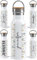 OWLBOOK Blumen Handschrift Trinkflasche personalisiert Erwachsene Frauen Edelstahl 600ml - Thermo Wasserflasche auslaufsicher schadstofffrei wiederverwendbar BPA frei - für Büro Sport & Outdoor