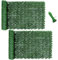 Weskjer Haie Artificielle, 3 m x 1 m, Brise vue Feuillage Treillis de Clôture avec Feuilles Artificielles pour Jardin, Balcon, Cour, Extérieur, Clôtures Décoratives (2 pièces)