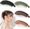 4 Stück Banana Clip Dickes Haar Banana Clip Groß Banana Hair Clip, Pferdeschwanz Haarspange Bananen Haarspange Vintage Haarspange Bananenspange Stabil Bananenspange Haare Dickes Haar Groß, für Damen