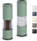 TLYSXPRO Salt and Pepper Grinder Set with Adjustable Coarseness | Manual Pepper Mill Grinder with Refillable Design | Ceramic Core | Kitchen Essential (2 Packs, Sage)