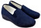 Calsán - Zapatillas Cerradas de Lona con elásticos Laterales y cuña de Goma. 301085 Lona Mujer Color: Tejano Talla: 38