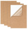 Wzone Panneau Liège Mural, 30×21×0.1cm, 4 Pièces, Tableau Affichage Mural, Tableau Liège pour Bureau, mur Photo et Babillard