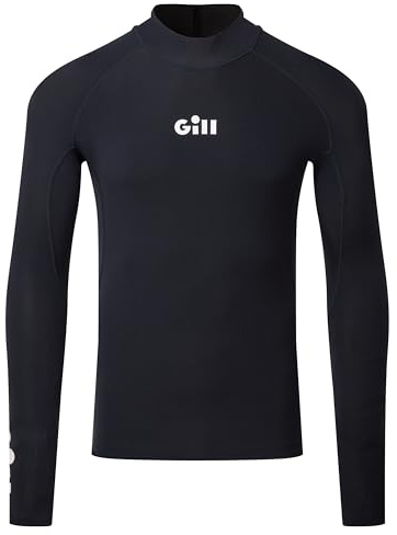 Gill Mens ZenLite 2.0 Top - Lightweight Super Stretch Neoprene with 50+ UV Sun Protection (Navy, L)