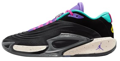 Nike Luka 3 Basketball Shoes (FQ1284-002, Black/Hyper Jade/Pink Prime/Hyper Grape), Black/Hyper Jade/Pink Prime/Hyper Grape, 10 UK