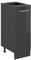 Vicco Apothekerschrank R-Line, Anthrazit Hochglanz, 30 cm ohne Arbeitsplatte