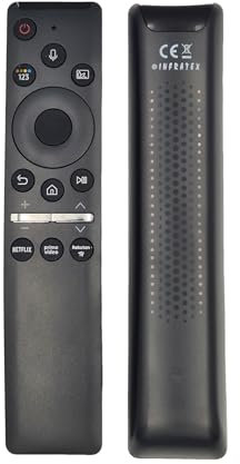 Telecomando Bluetooth vocale compatibile con Samsung BN59-01330B BN59-01312B BN59-01312A BN59-01312V BN59-01312R BN59-01312N BN59-01312H BN59-01312T BN59-01330J BN59-01330P BN59-01330C