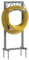 Gartenschlauchhalter, Edelstahl-Schlauchhalter, verbesserter grauer Backprozess, Wasserschlauchhalter hält 46,9 m langen Schlauch, robuster Metall-Schlauchständer, stabiler freistehender