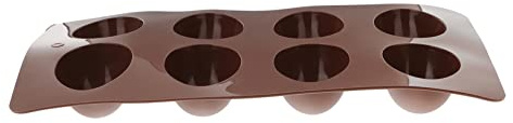Warmhm DIY Chocolate Candy Silicone Molds Cavity Easter Egg Baking Tray Non Stick Flexible for Cakes Jellies and Party Treats Safe for Oven Microwave Use