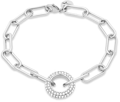 Tamaris Armschmuck für Damen - Armband aus Edelstahl mit funkelnden Steinen