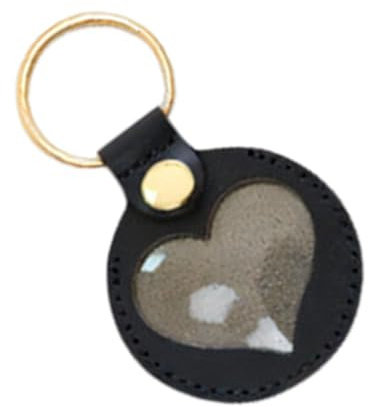 Porte-Clés Poil de Chien | Porte-clés à Poils d'Animal Rechargeable,Porte-clés Pendentif Cœur Mémorial Femme Collection Sac à Main Sac à Dos