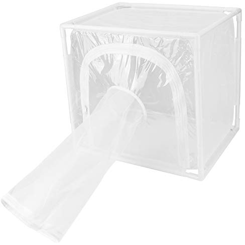 Aumotop Insektennetzkäfig, Langlebige Struktur, Zucht, Outdoor-Lebensräume, Gewächshaus, 40 X 30 X 40 cm, Zur Beobachtung von Schmetterlingen, PVC-Material