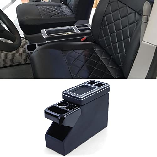 Mittelkonsole mit Ablagen Staufach schwarz glanz Leder für VW Bus T5 T6 ab 03