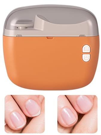 Electric Nail Clipper, Grinder File Rechargeable Quiet Machine, Automatic Electric Nail Clipper Polisher for Kids Seniors Baby Men Women (Press Both Buttons Simultaneously to Power on)