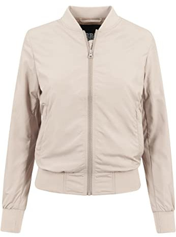 Urban Classics Damen Ladies Light Jacket Bomber Jacke, Sand, M EU