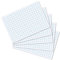 Herlitz 10621456 Karteikarte A8 kariert, 100 Stück, weiß