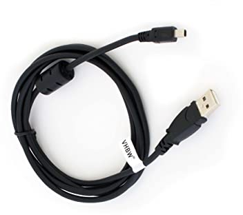 vhbw USB Kabel Datenkabel (Standard-USB Typ A auf Kamera) 180cm kompatibel mit Kodak CX6445, CX7220, CX7300, CX7310 Kamera, Camcorder