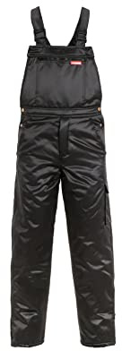Planam Größe XXL Herren Outdoor Winter Gletscher Pilotenlatzhose schwarz, 370060