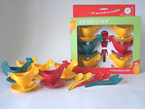 Frühstücks-Set Hühnerfamilie