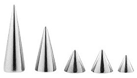 Unbekannt Spitze einzeln aus Chirurgenstahl - Gewinde 1.2mm 3x6mm