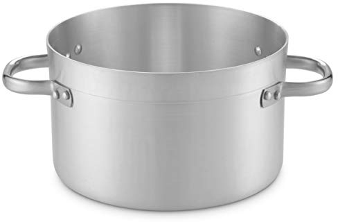 FASA Casseruola Alta Due Maniglie Professionale Diametro 40cm in Alluminio Puro 99.5% Made in Italy