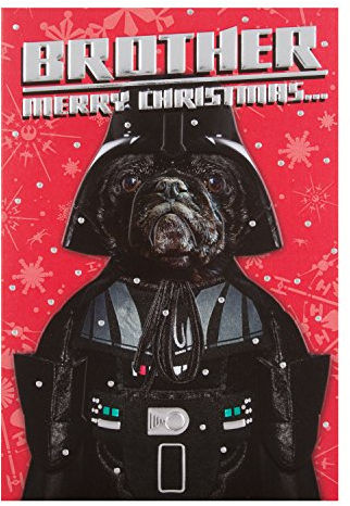 Hallmark Bruder ‚Star Wars‘-Weihnachtskarte Bark Side – Mittel