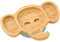 bamboo bamboo Placa de succión con elefante para bebé gris