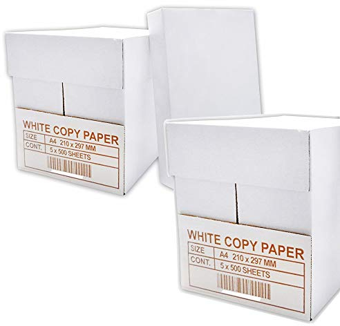 5.000 Blatt Kopierpapier Druckerpapier DIN A4 210x297 mm / 80g/m?/weiss
