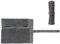 Enyuwlcm Canvas Stationery Handmade Rollup Pencil Case Travel Fountain Pen Organizer Bag Pencil Wrap Gray