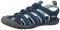 KEEN Clearwater CNX, Sandalias Mujer, Azul (Navy/Blue Glow), 39.5 EU