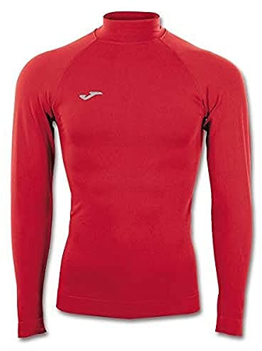 Joma Brama T-Shirt Classic Long Sleeve Thermal Textile T-Shirt Red