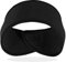 Ohrenschützer Wärmer Winter Fleece Stirnband für Herren Damen Laufen Radfahren Skifahren - Schwarz - XL