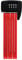 ABUS Faltschloss Bordo Lite 6055C - mit Zahlencode - Extra-leichtes Zahlenschloss aus Spezialstahl - ABUS-Sicherheitslevel 7 - 60 cm - Rot