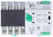 Dual Power Automatischer Transferschalter NLQ4-125-4P 220V 100A ATS PC Hutschiene Notstrom Netz Umschalter Lastumschalter Millisekunden Schaltung Schnelle Steuerung für Kommunalstrom, USV