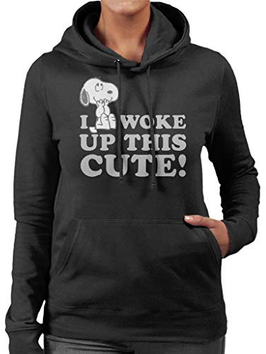 All+Every Peanuts Snoopy I Woke Up This Cute Women's Hooded Sweatshirt