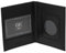 Porte-cartes horizontal 2 volets en cuir - Noir - GK