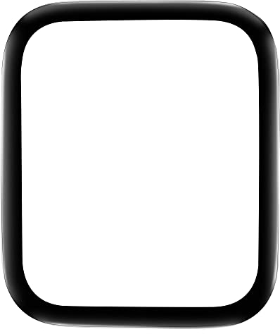 Tseriact Kompatibel mit Apple Watch Glas Ersatz & Serie 7 45 mm Bildschirm äußere Glas Beschädigt Ersatz Repair Bausatz (kein LCD-Bildschirm & Touch Digitizer) (Serie 7 45 mm)