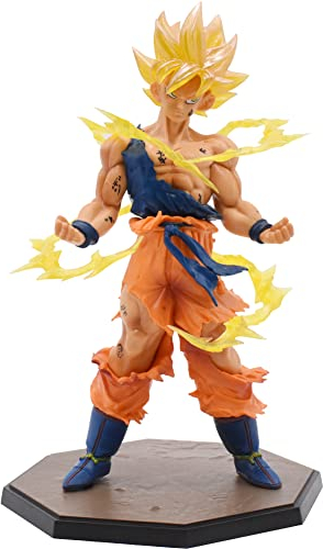 BESTZY Goku figure, dragon bal figurines, Goku Anime Figure | 17.5cm Super Saiyan Goku Figure Anime Toy, Goku Anime Figures, Action Figures Anime Gifts and Anime Merch
