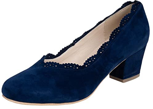 Hirschkogel Damen Pumps, d.blau, 37 EU