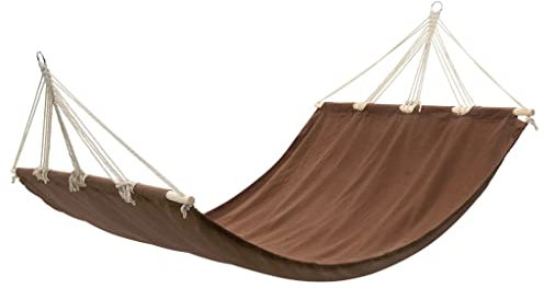 INLIFE Hängematte Hängemattengestell Hängeliege Hängematten braun,2.88kg,40808