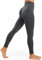 JOYSPELS Sport Leggings Damen Scrunch Butt, Sporthose Damen Lang Blickdicht Po Push Up Seamless Leggins Tights DunkelSchatten L